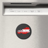 オーストリア国旗の地図 マグネット (インサイチュ (食洗機))