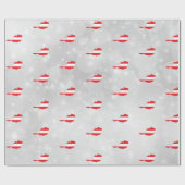 オーストリア国旗の地図 ラッピングペーパー (フラット)