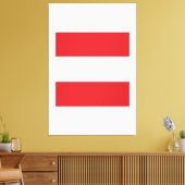 オーストリア国旗の紋章 キャンバスプリント (インサイチュ (リビング))