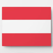 オーストリア国旗の額 フォトプラーク (正面)