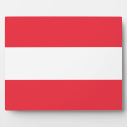 オーストリア国旗の額 フォトプラーク (正面)