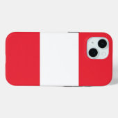 オーストリア国旗のApple iPhone 15 Case-Mate iPhoneケース (裏面 (横))