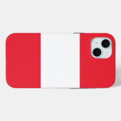 オーストリア国旗のApple iPhone 15 Plusケース Case-Mate iPhoneケース (裏面 (横))