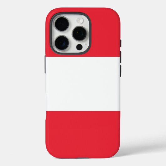 オーストリア国旗のApple iPhone 16 Pro Case-Mate iPhoneケース (裏面)