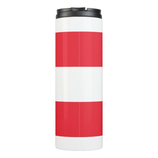 オーストリア国旗を持つサーマルタンブラー タンブラー (裏面)