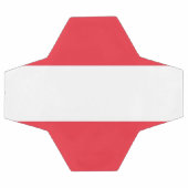 オーストリア国旗を持つ愛国的なサッカーボール サッカーボール (フラット)