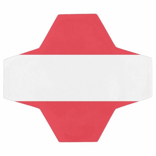 オーストリア国旗を持つ愛国的なサッカーボール サッカーボール (フラット)