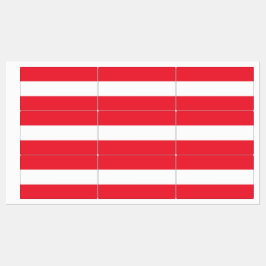 オーストリア国旗を持つ愛国的ラベル ラベル