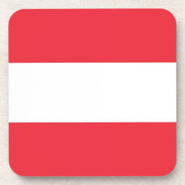 オーストリア国旗を持つ懸命プラスチックのコースター コースター