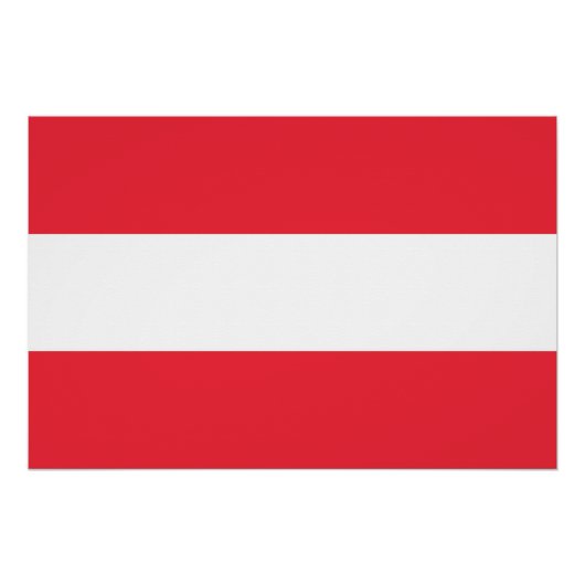 オーストリア国旗を掲げた愛国的ポスター ポスター (正面)