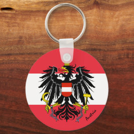 オーストリア国旗、エンブレム&オーストリアの休日/スポーツ キーホルダー