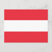 オーストリア国旗、オーストリア国旗 ポストカード (正面)