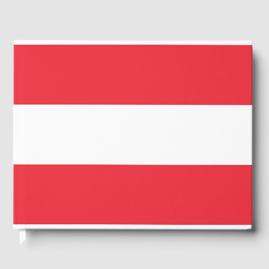 オーストリア国旗(オーストリア)ゲストブック ゲストブック (正面)