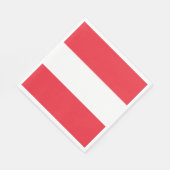 オーストリア国旗（オーストリア） スタンダードランチョンナプキン (角)