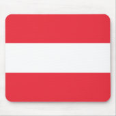 オーストリア国旗（オーストリア）マウスパッド マウスパッド (正面)