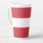 オーストリア国旗 カフェラテマグ (左アングル)