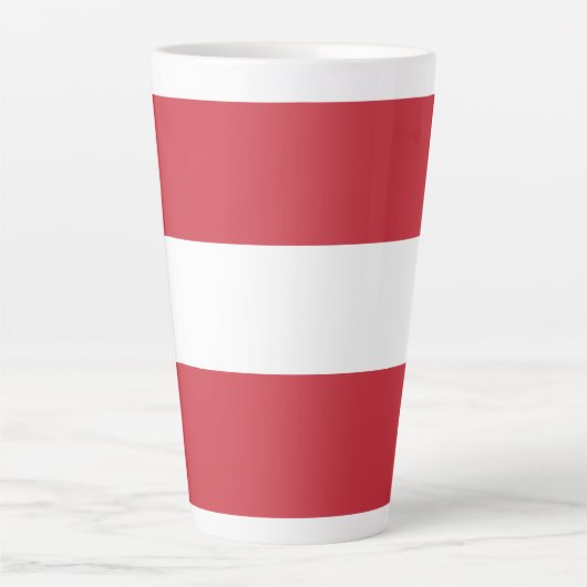 オーストリア国旗 カフェラテマグ (正面)