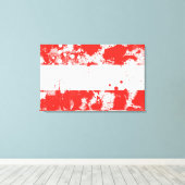 オーストリア国旗 キャンバスプリント (インサイチュ (ウッドフロア))
