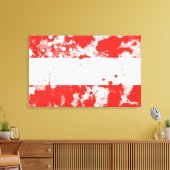 オーストリア国旗 キャンバスプリント (インサイチュ (リビング))