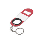 オーストリア国旗 キーホルダー栓抜き (裏面アングル)