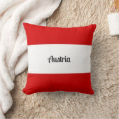 オーストリア国旗 クッション (ブランケット)