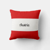 オーストリア国旗 クッション (裏面)
