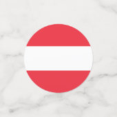 オーストリア国旗 コンフェッティ (スモール正面)