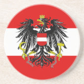 オーストリア国旗 コースター (正面)
