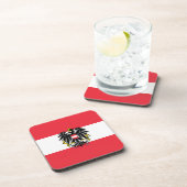 オーストリア国旗 コースター (右側)