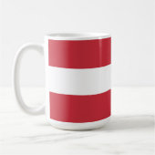 オーストリア国旗 コーヒーマグカップ (左)
