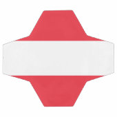 オーストリア国旗 サッカーボール (フラット)