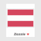 オーストリア国旗 シール (シート)