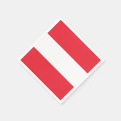 オーストリア国旗 スタンダードカクテルナプキン (角)