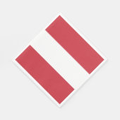 オーストリア国旗 スタンダードランチョンナプキン (角)