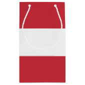 オーストリア国旗 スモールペーパーバッグ (裏面)