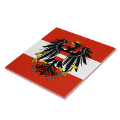 オーストリア国旗 タイル (側面)