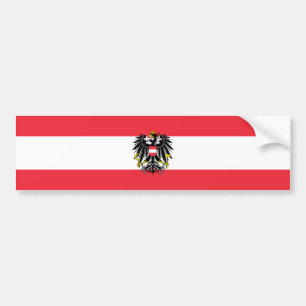 オーストリア国旗 バンパーステッカー