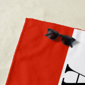 オーストリア国旗 ビーチタオル (インサイチュ)