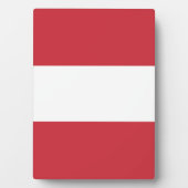 オーストリア国旗 フォトプラーク (正面)