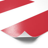 オーストリア国旗 フォトプリント            (角)