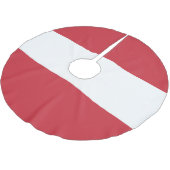 オーストリア国旗 ブラッシュドポリエステルツリースカート (アングル)