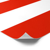 オーストリア国旗 ポスター (角)