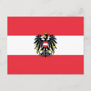 オーストリア国旗 ポストカード