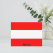 オーストリア国旗 ポストカード (スタンド正面)