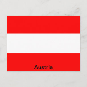 オーストリア国旗 ポストカード