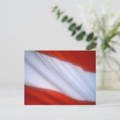 オーストリア国旗 ポストカード (スタンド正面)