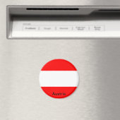 オーストリア国旗 マグネット (インサイチュ (食洗機))