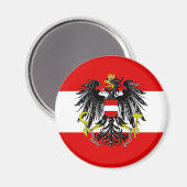 オーストリア国旗 マグネット (正面/裏面)