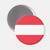 オーストリア国旗 マグネット (正面/裏面)