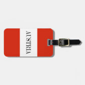 オーストリア国旗 ラゲッジタグ (正面横)